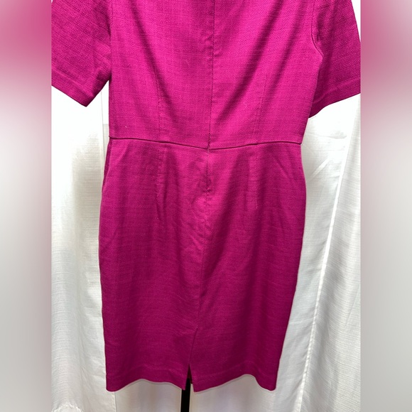 Boden Sheath magenta Textured dress | size 8 p - Picture 6 of 9